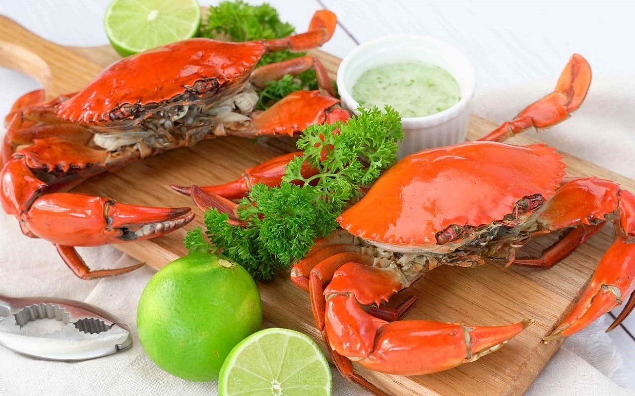 Cua Năm Căn nổi tiếng với thịt ngọt, nhiều gạch